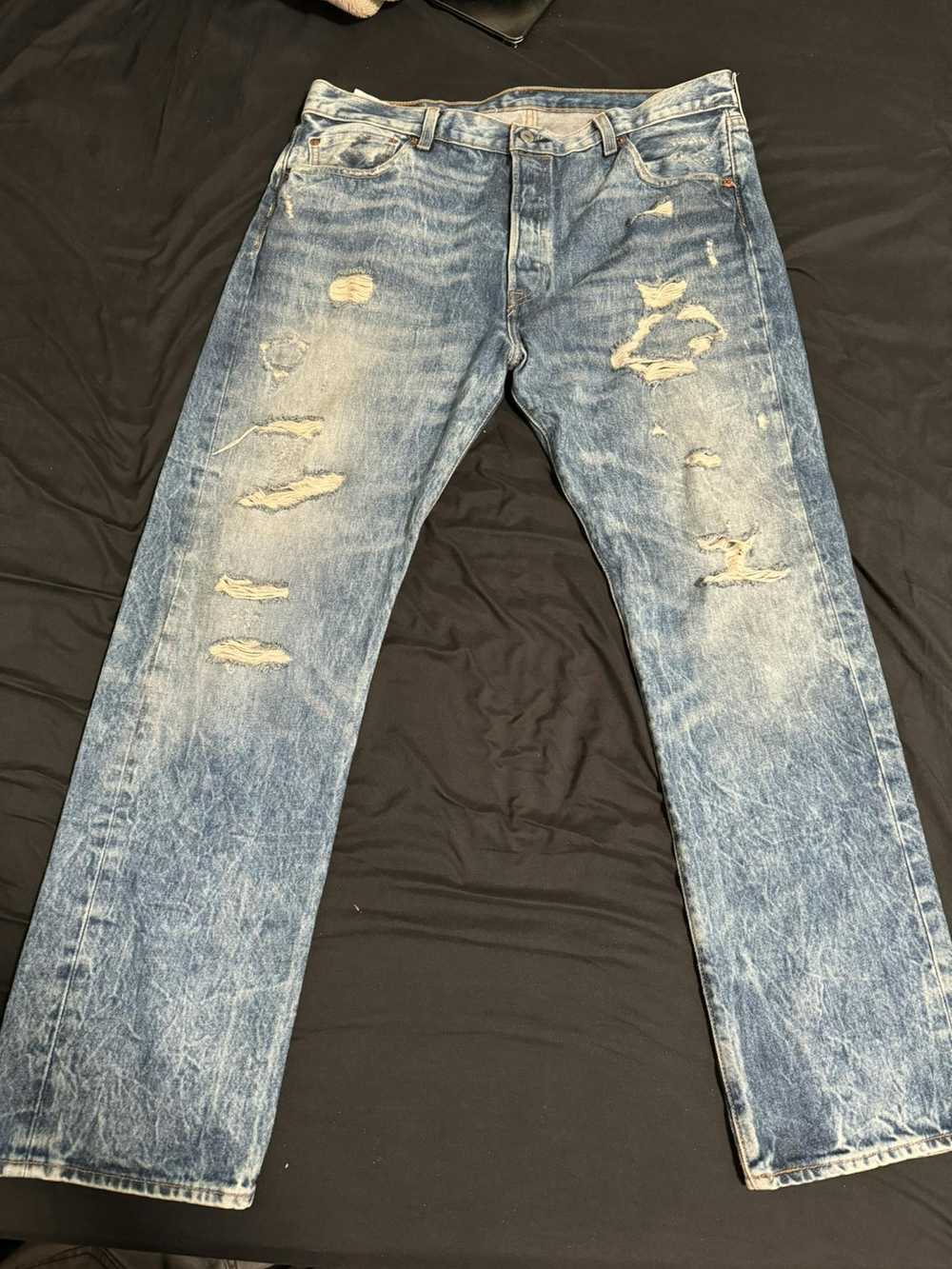 Levi's Levi’s 501 Distressed Denim Jeans 36x30 - image 1