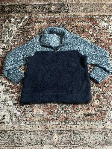 Sonoma Sonoma - Blue/Navy Sherpa Half zip sweater
