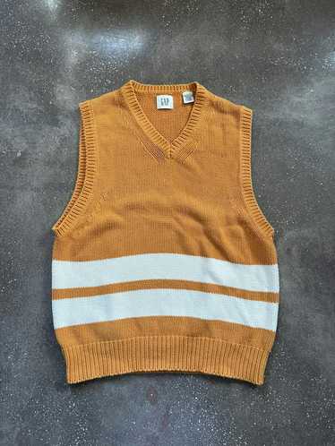 Gap × Vintage 2001 vintage Gap sweater vest orange