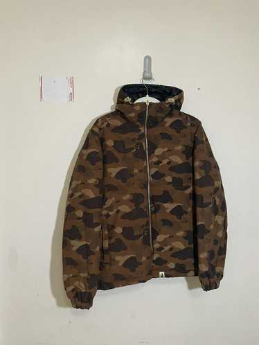 Bape Color Camo Reversible Down Jacket - image 1