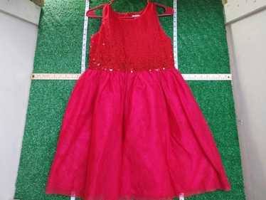 Designer Cat & Jack Junior Red Dress b6 sz XL 14/… - image 1