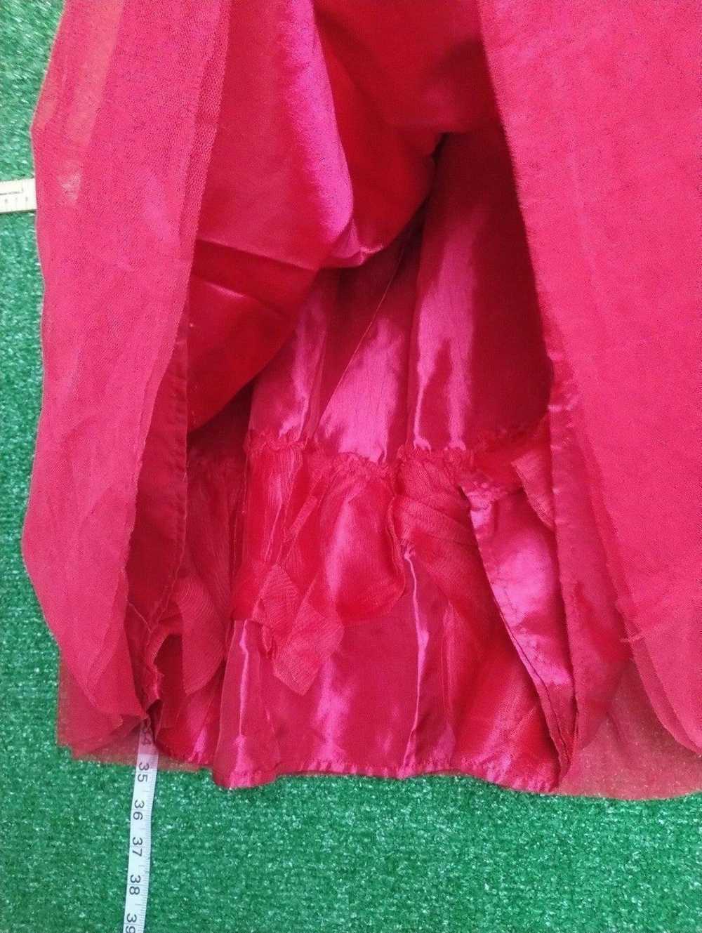 Designer Cat & Jack Junior Red Dress b6 sz XL 14/… - image 4