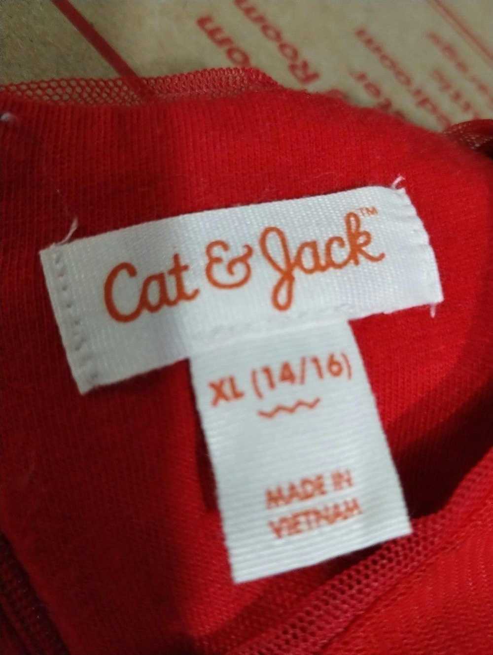 Designer Cat & Jack Junior Red Dress b6 sz XL 14/… - image 5