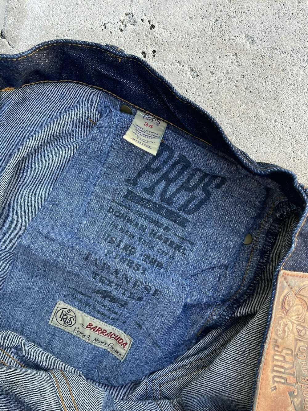 Prps 34x34 PRPS Selvedge Japanese Denim Jeans Bar… - image 4