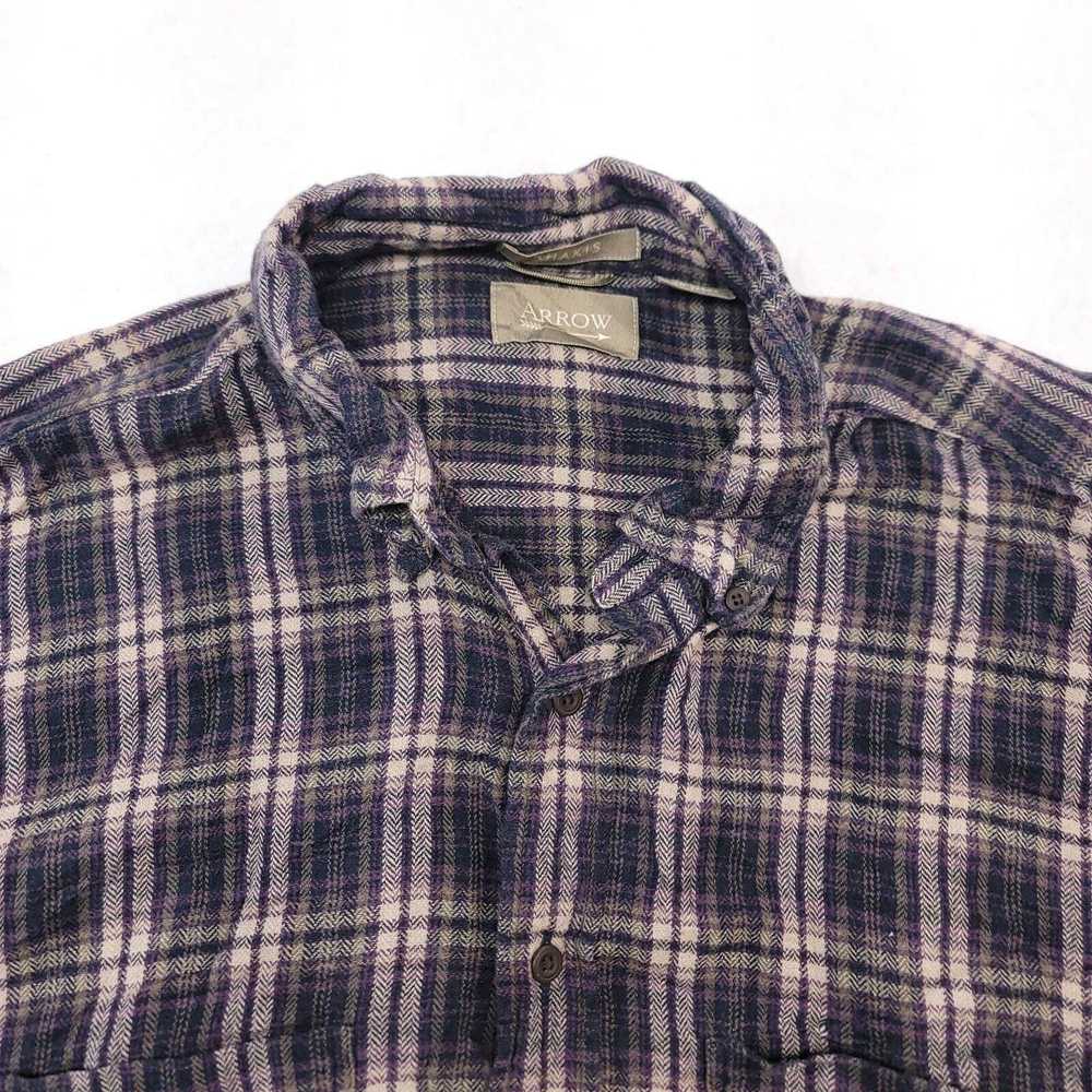 Arrow Arrow Tartan Flannel Shirt Mens Size Large … - image 1