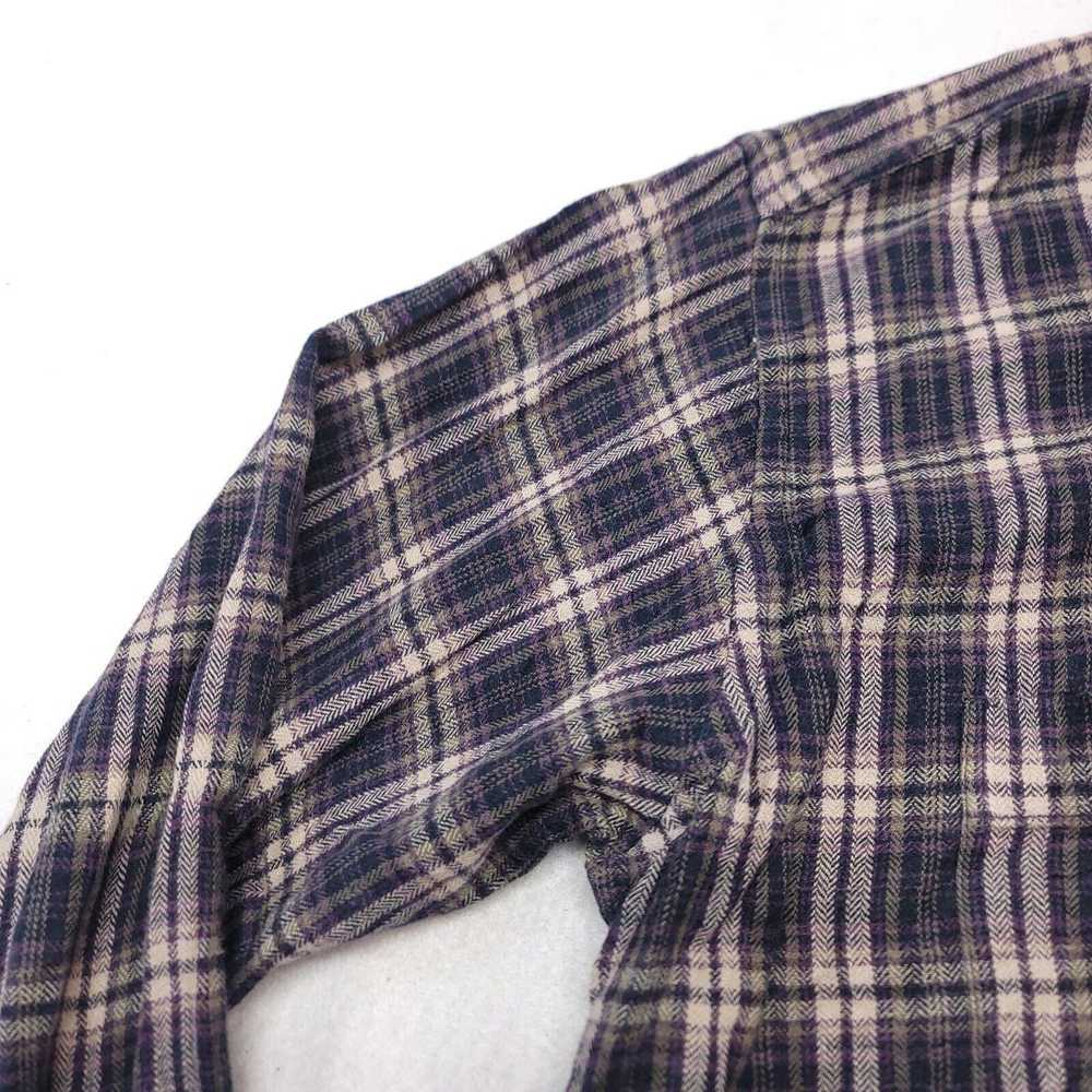 Arrow Arrow Tartan Flannel Shirt Mens Size Large … - image 4