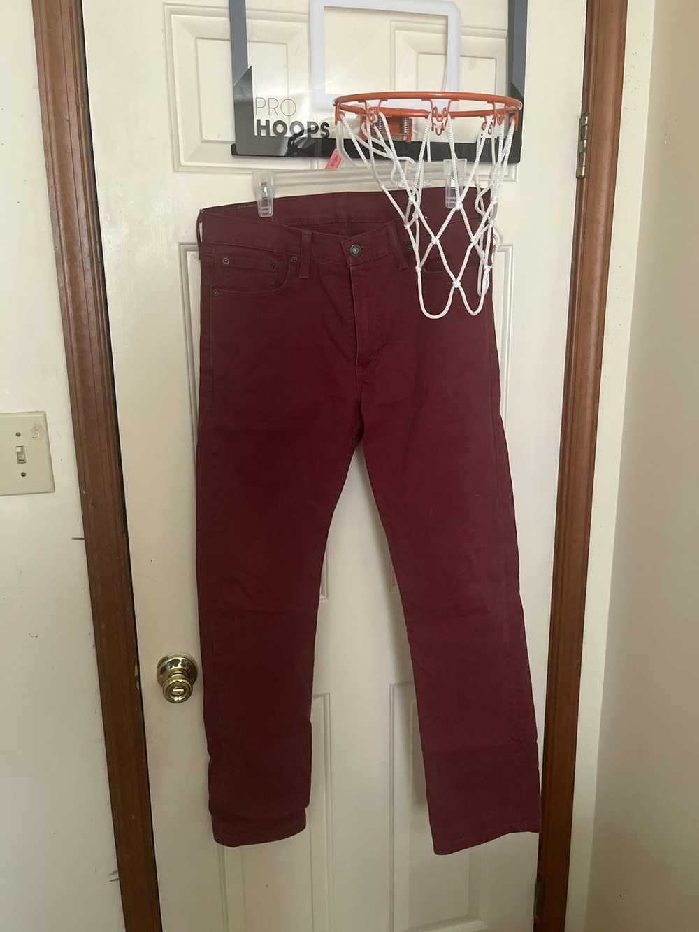 Levi's Vintage Clothing burgundy levi’s jeans - image 2