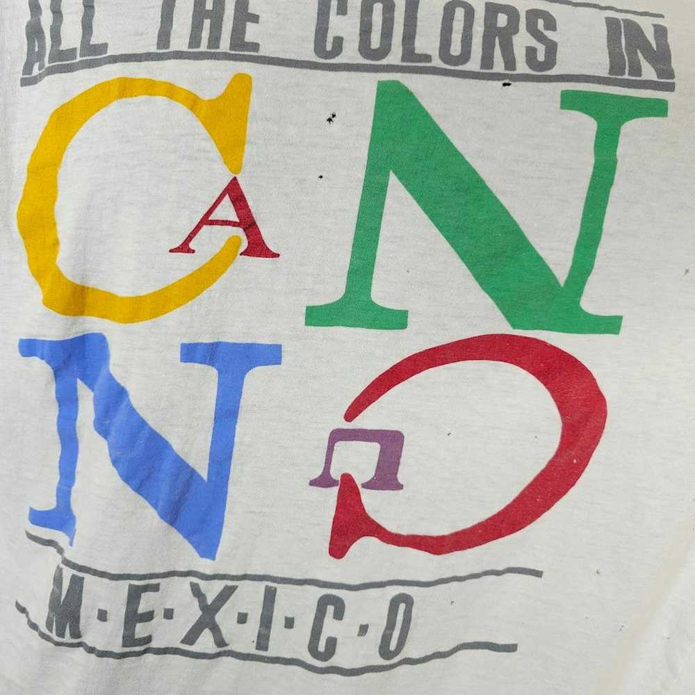 Vintage Vintage Cancun Mexico T Shirt Mens Size L… - image 2