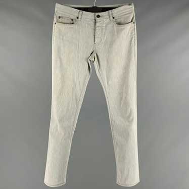 John Varvatos Light Grey Cotton Elastane Jeans