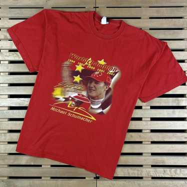 Racing × Vintage Mens T-Shirt Michael Schumacher … - image 1