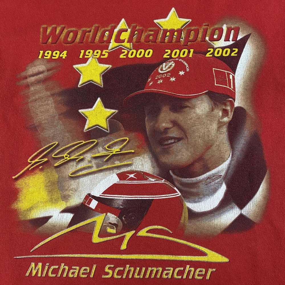 Racing × Vintage Mens T-Shirt Michael Schumacher … - image 4