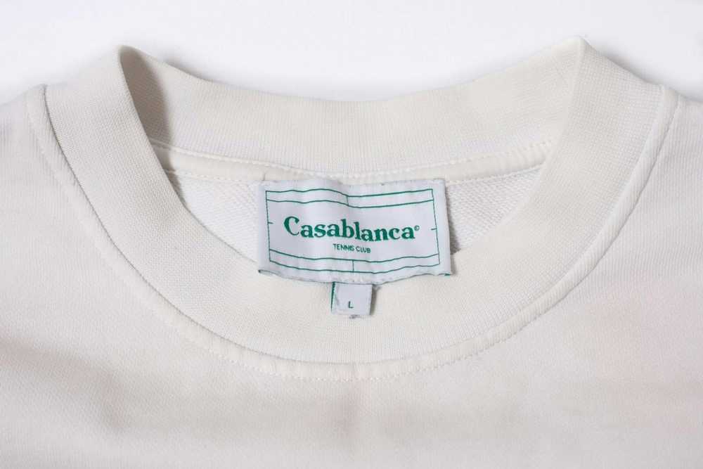 Casablanca casablanca tennis logo sweatshirt - image 3