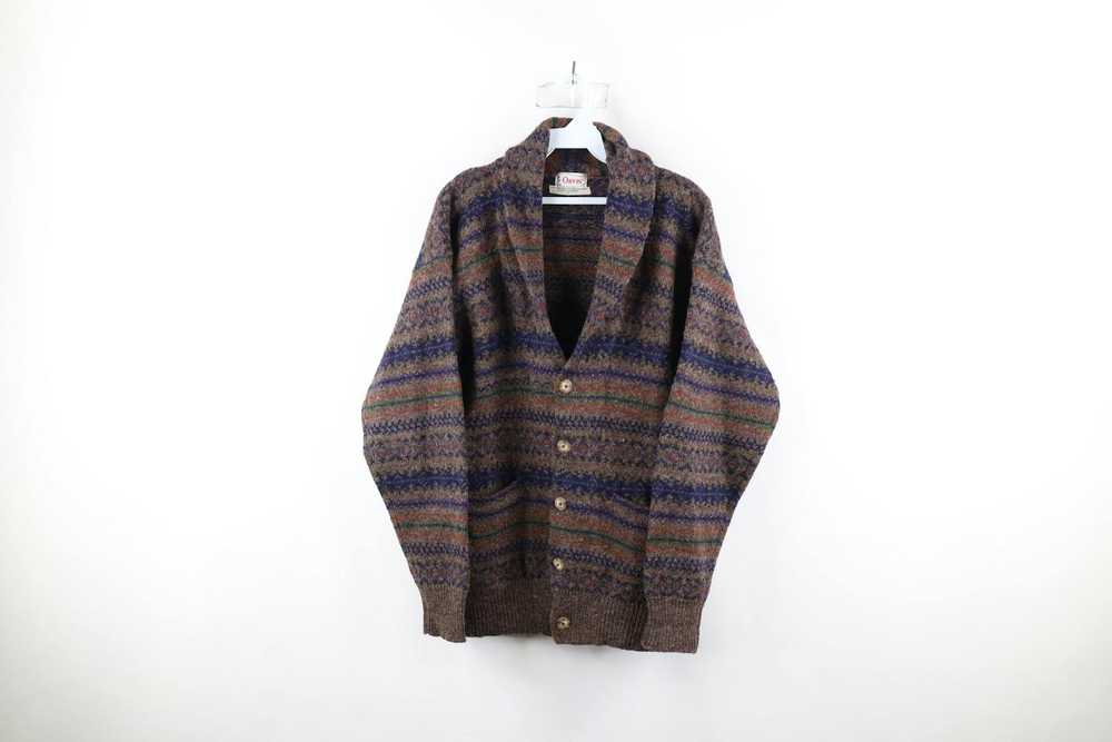 Orvis × Vintage Vintage 90s Orvis Fair Isle Knit … - image 1