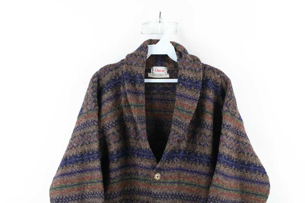 Orvis × Vintage Vintage 90s Orvis Fair Isle Knit … - image 2