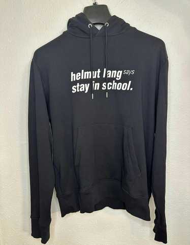 Helmut Lang Helmut Lang "Stay In school" hoodie - image 1