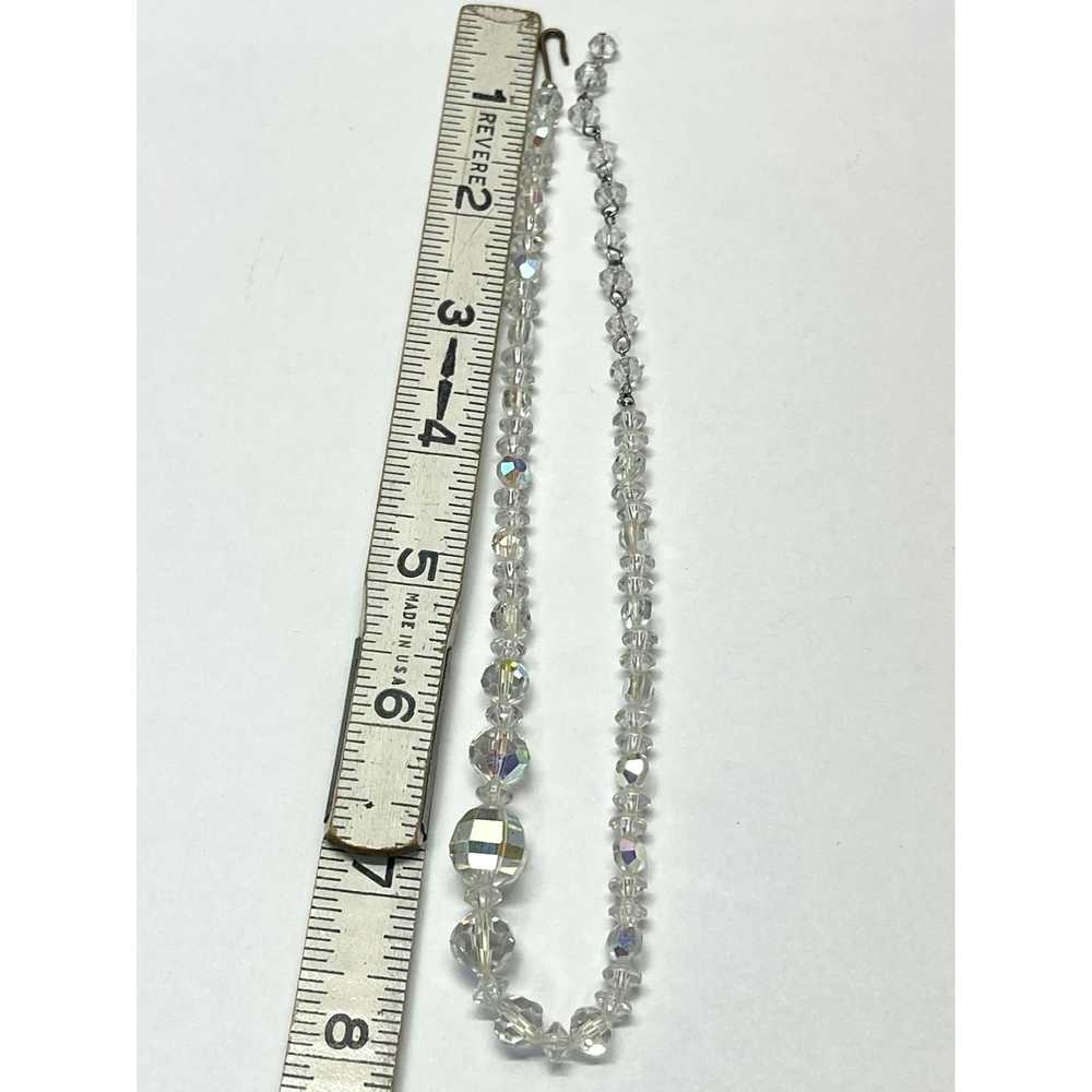 Vintage Vintage crystal beaded necklace - image 4