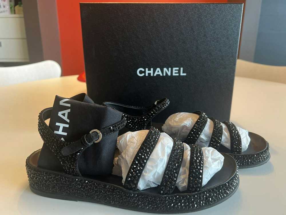 Chanel Chanel Swarovski sandals limited edition - image 1