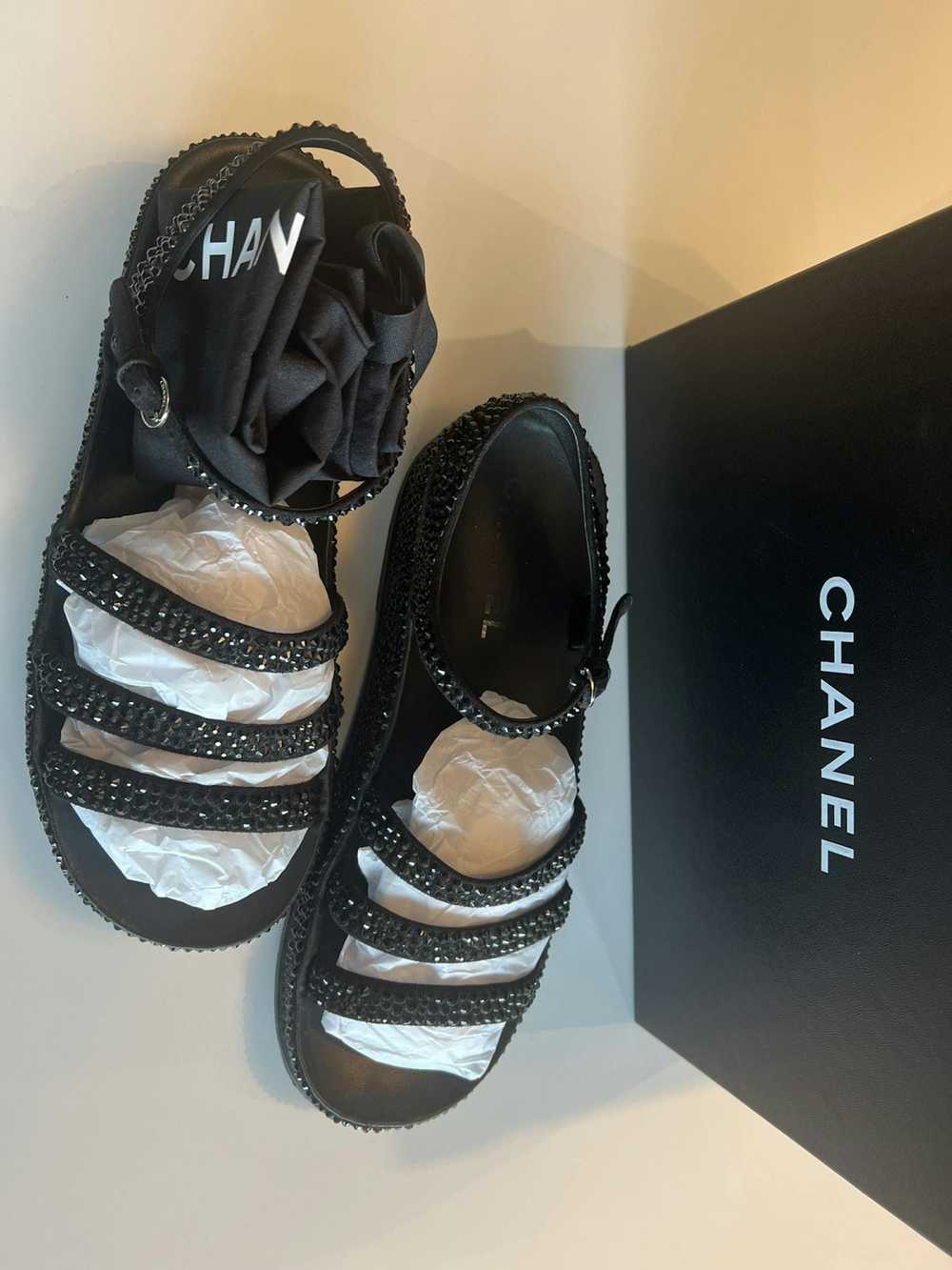 Chanel Chanel Swarovski sandals limited edition - image 3