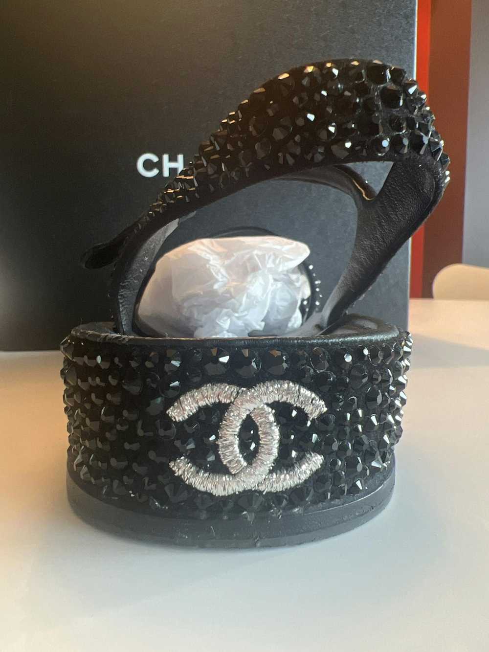 Chanel Chanel Swarovski sandals limited edition - image 7