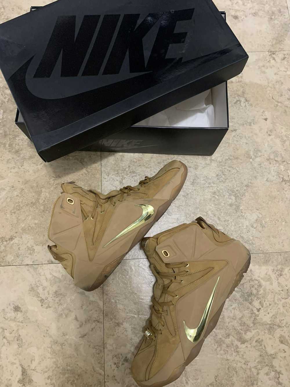 Nike LeBron 12 EXT Wheat 2015 - image 1