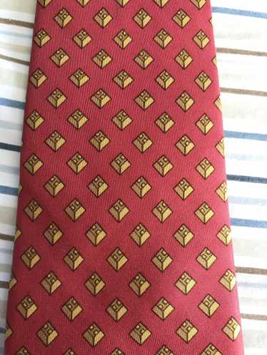 Hermes Authentic Vintage Hermès Necktie-Gold Block