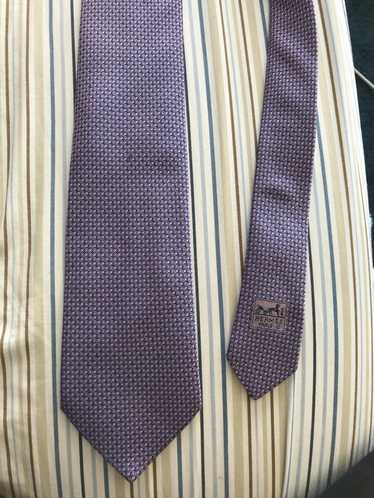 Hermes Authentic Woven Hermès Necktie - Purple w N