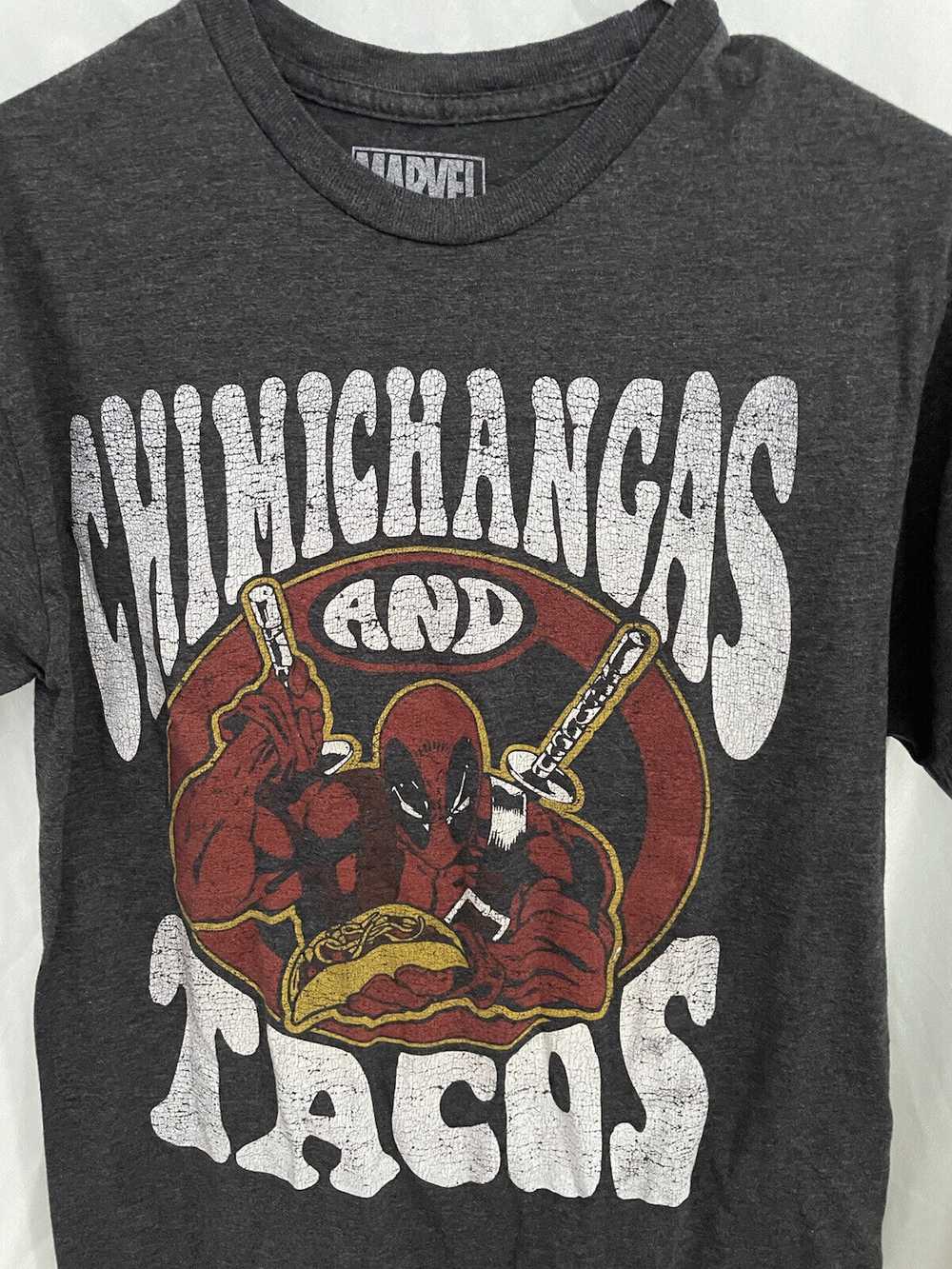 Marvel Dead Pool “ Tacos” T-Shirt - Mens Small Ra… - image 1