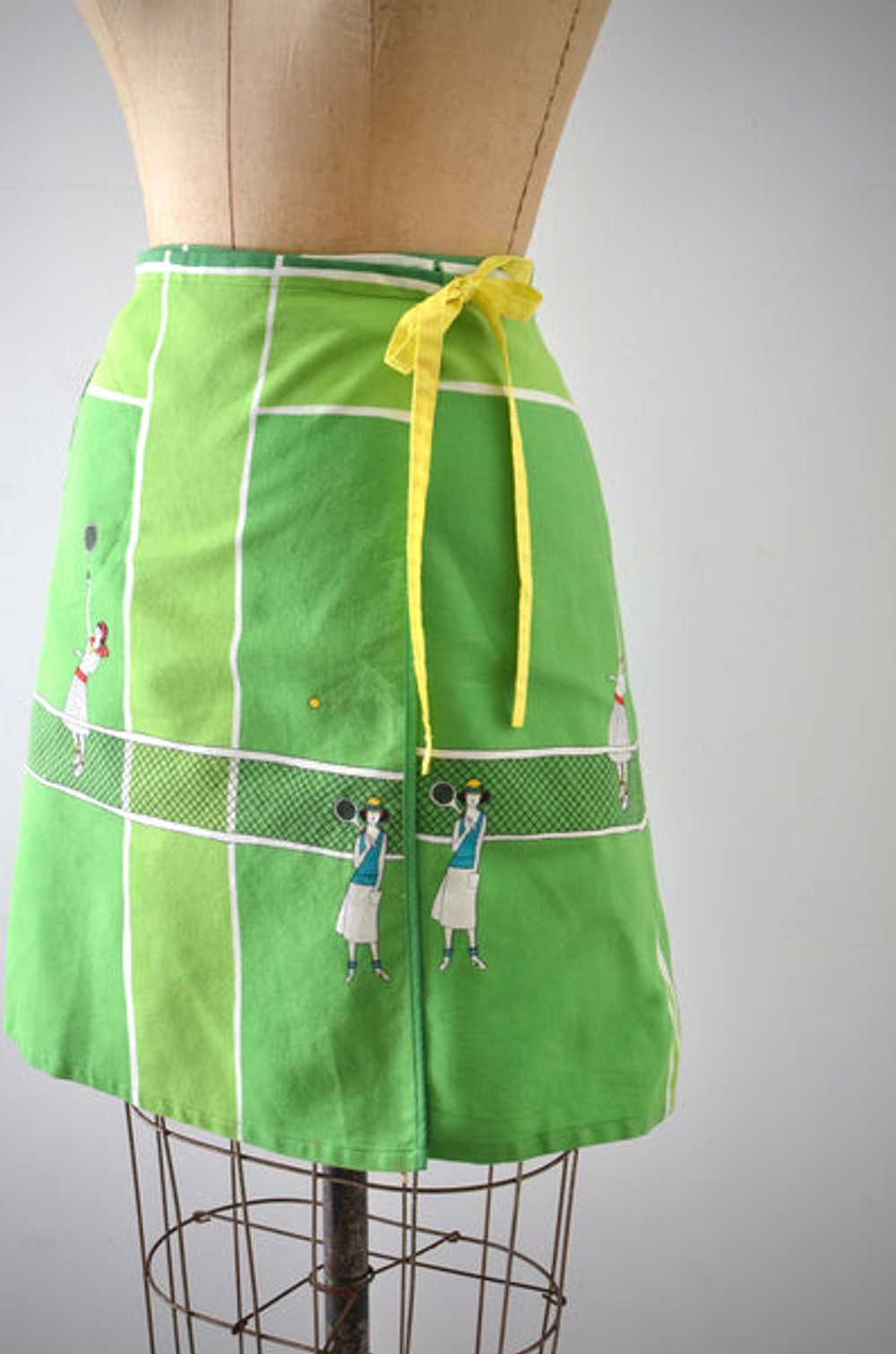 Vintage 90s Mini Wrap Skirt - image 2