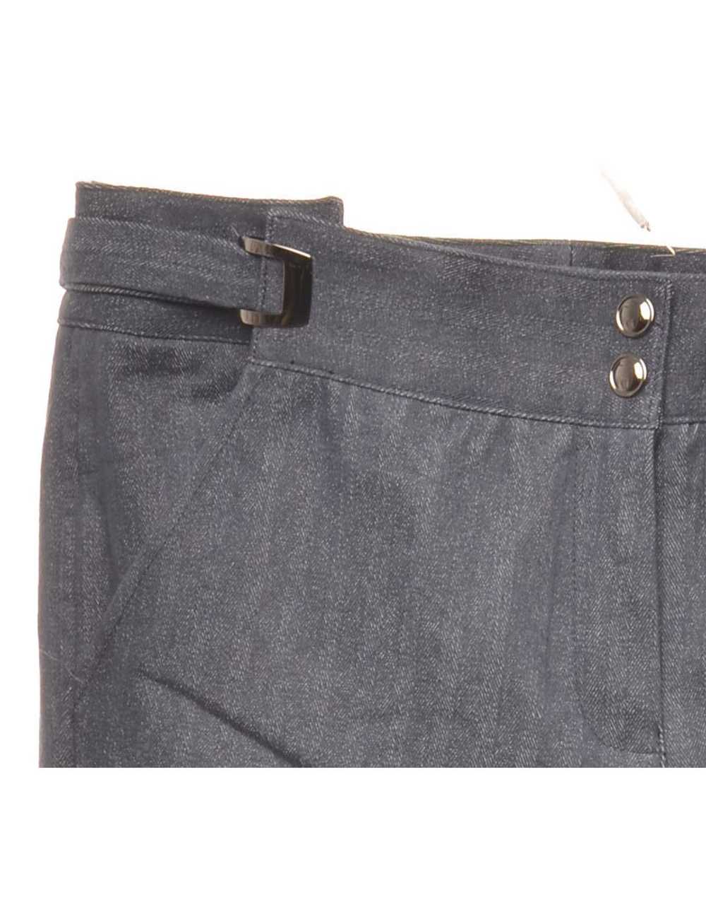 Grey Striped Flared Jeans - W32 L34 - image 3