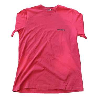 Vetements Red Written logo on sale T-Shirt