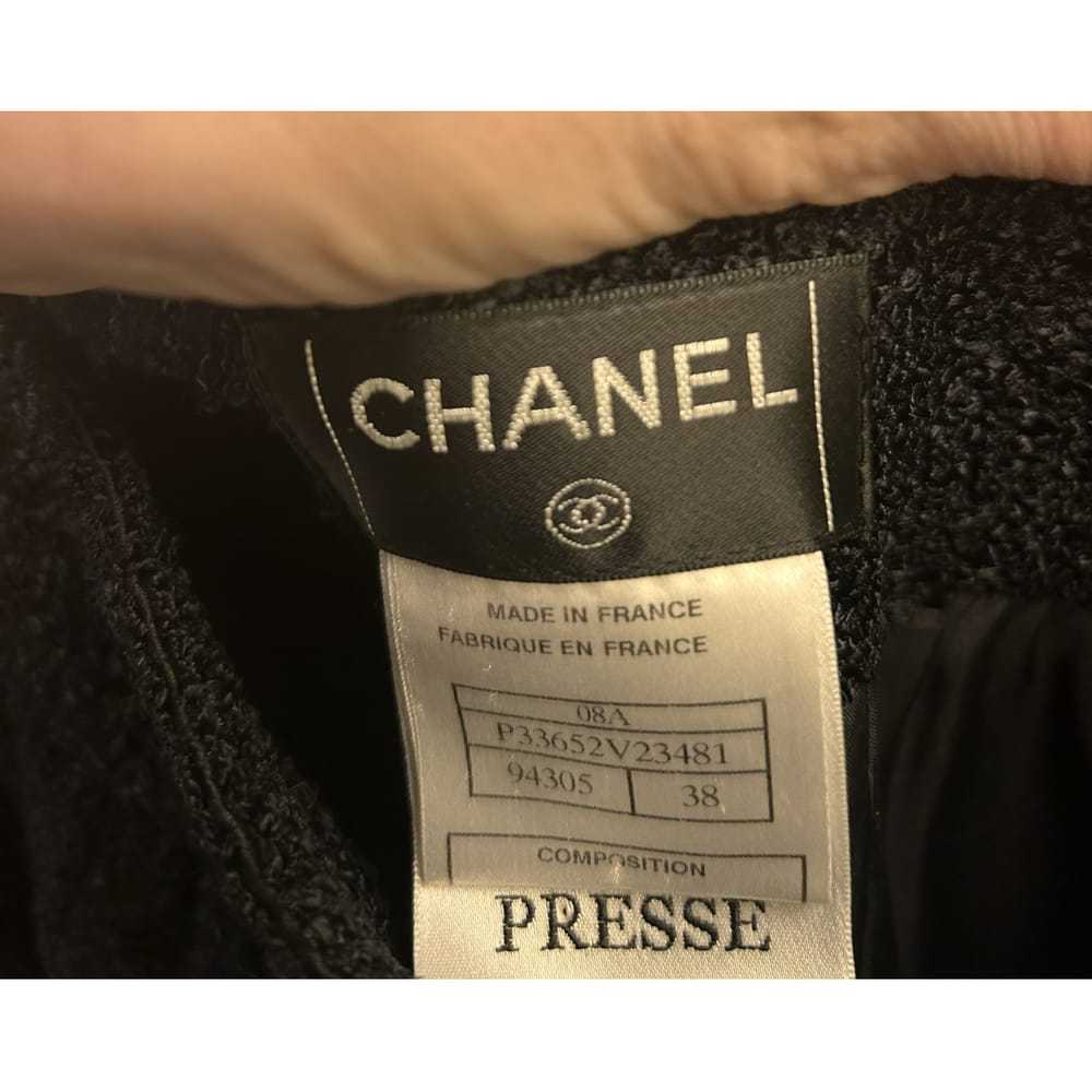 Chanel Silk mid-length skirt - image 7