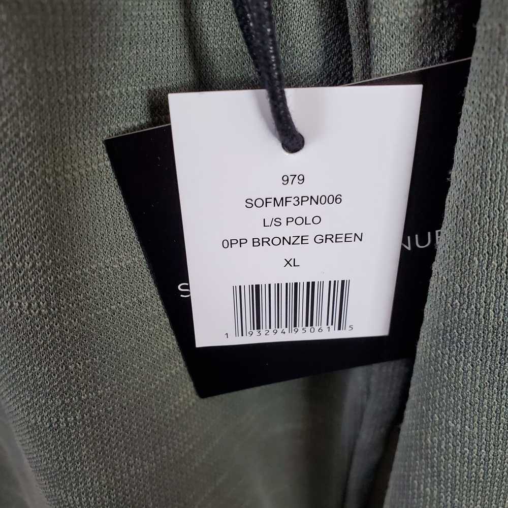 Saks Fifth Avenue Men Olive Green Polo Shirt XL N… - image 5