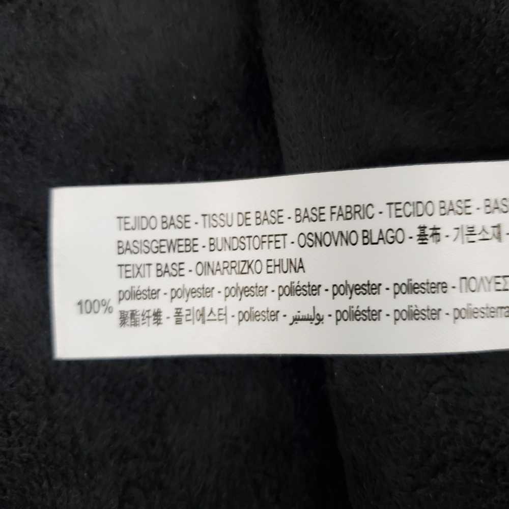 Bershka WM's Black Faux Leather Belted Jacket Siz… - image 4
