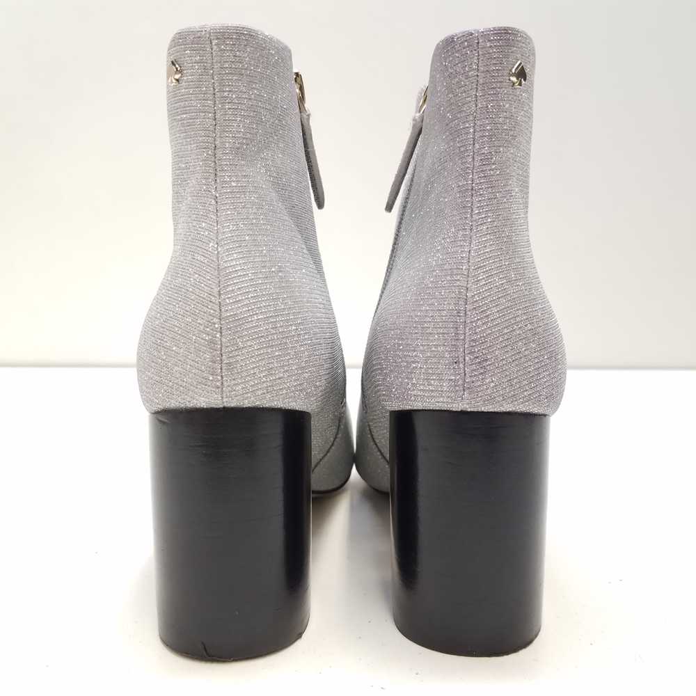Kate Spade Giselle Silver Sparkle Ankle Boots Wom… - image 7