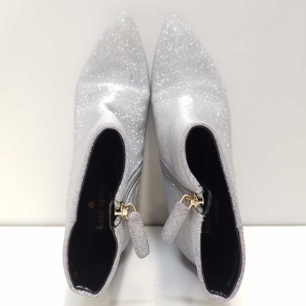 Kate Spade Giselle Silver Sparkle Ankle Boots Wom… - image 8