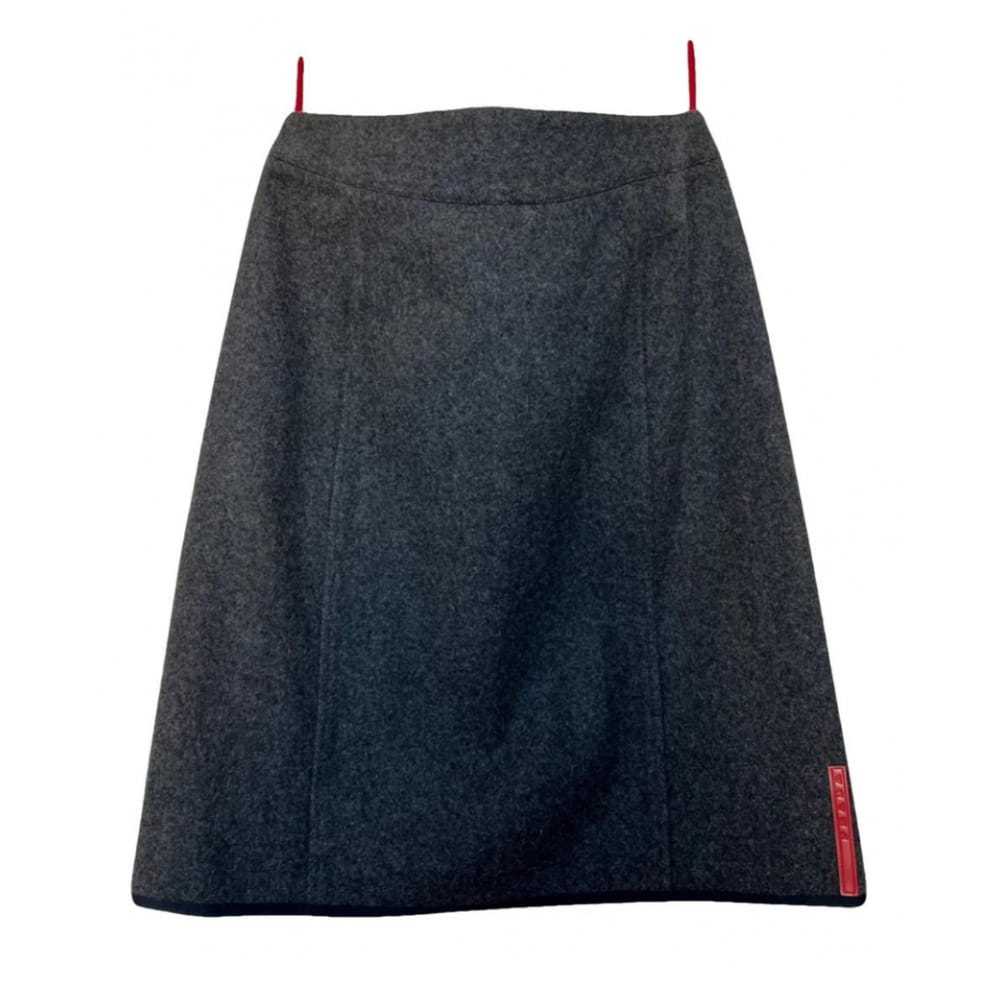 Prada Wool mid-length skirt - image 2