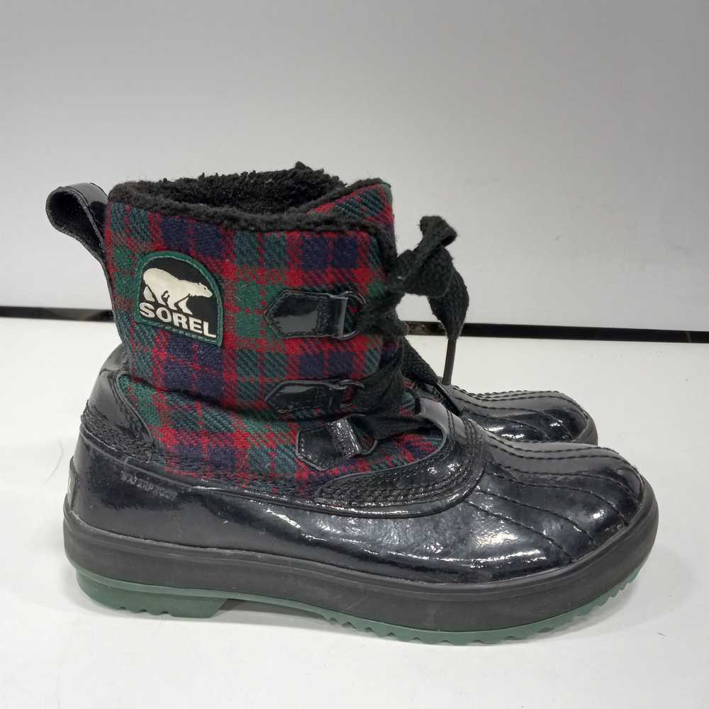 Women's Sorel Tivoli Plaid Duck Waterproof Rain B… - image 1