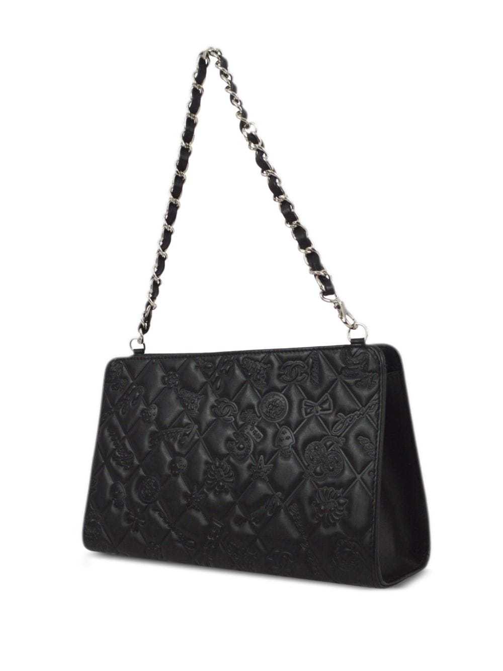 CHANEL Pre-Owned 2010 Icon Chain handbag - Black - image 2