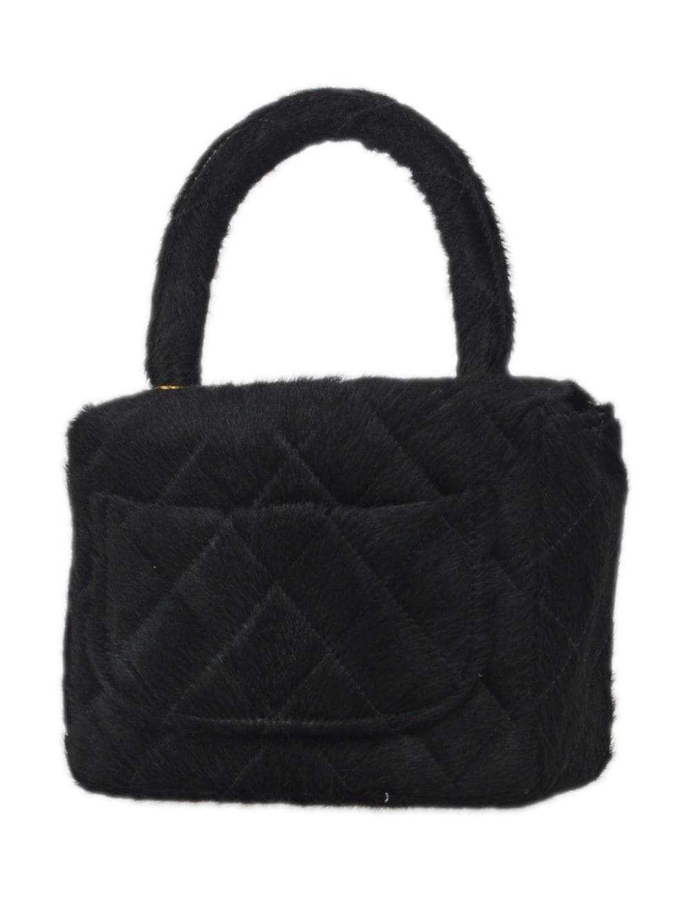 CHANEL Pre-Owned 1992 mini square handbag - Black - image 2