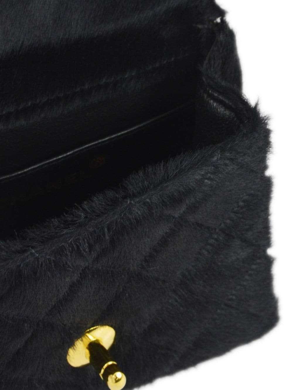CHANEL Pre-Owned 1992 mini square handbag - Black - image 4