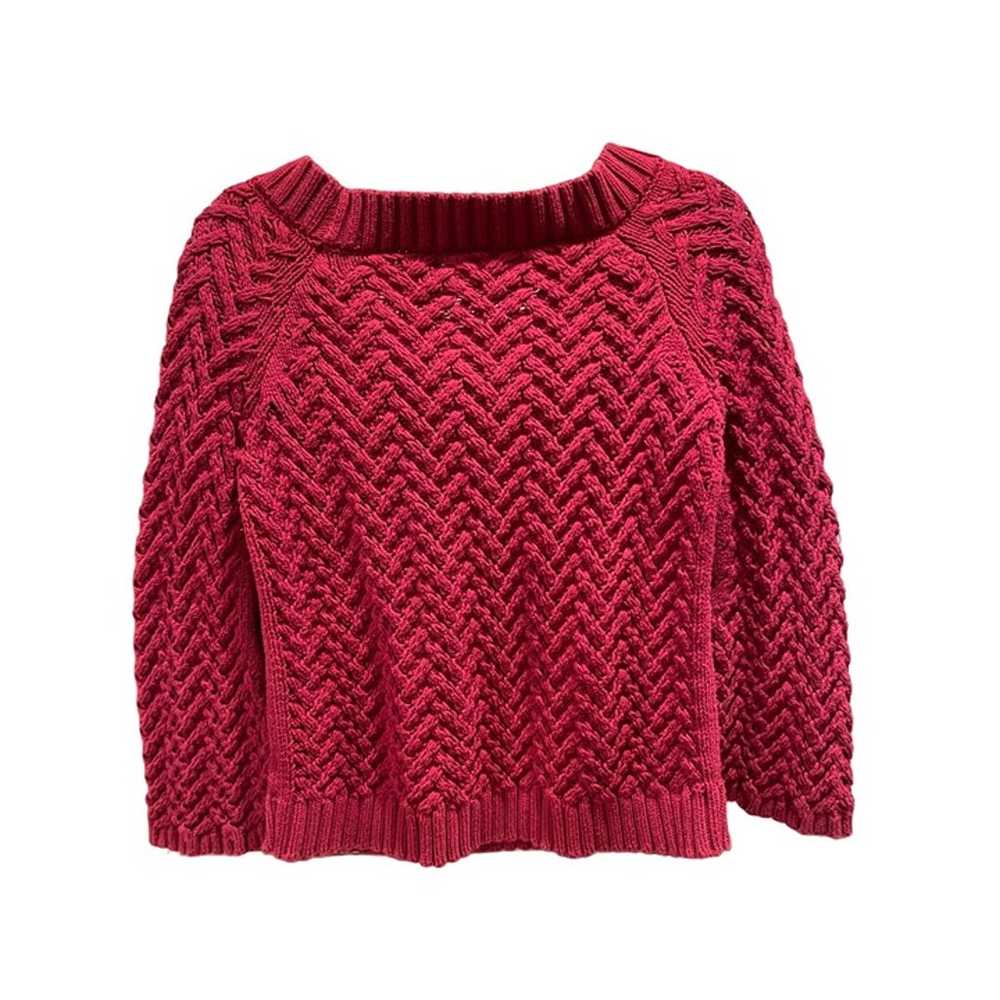 Women's 525 America Chunky Crocheted Raspberry Pi… - image 5