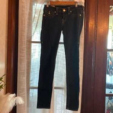 【白黒ステッチ】True Religion ホワイトデニム TRUE RELIGION（トゥルーレリジョン）の「True Religion Brand