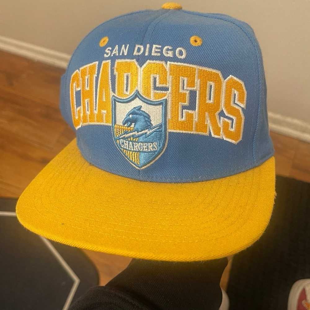 Mitchell and ness chargers hat - image 1