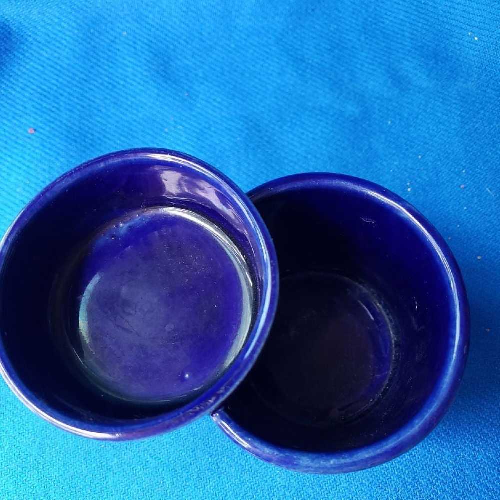 Vintage blue shaving mug - image 3