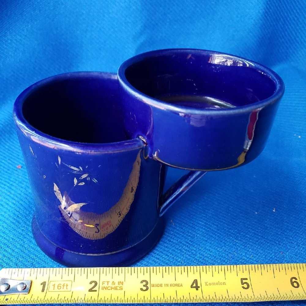 Vintage blue shaving mug - image 5