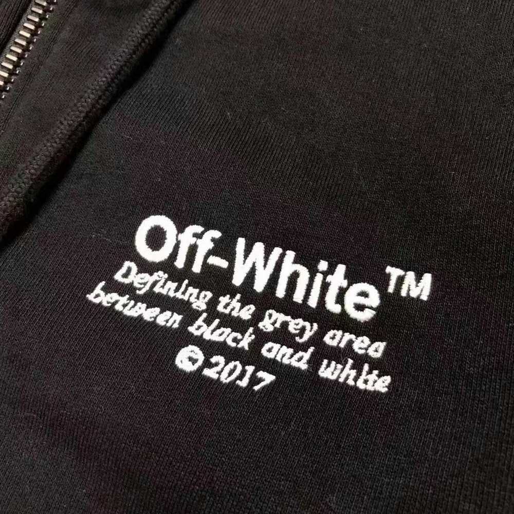 Off-White Off-White Essential Zip-Up Hoodie - image 2