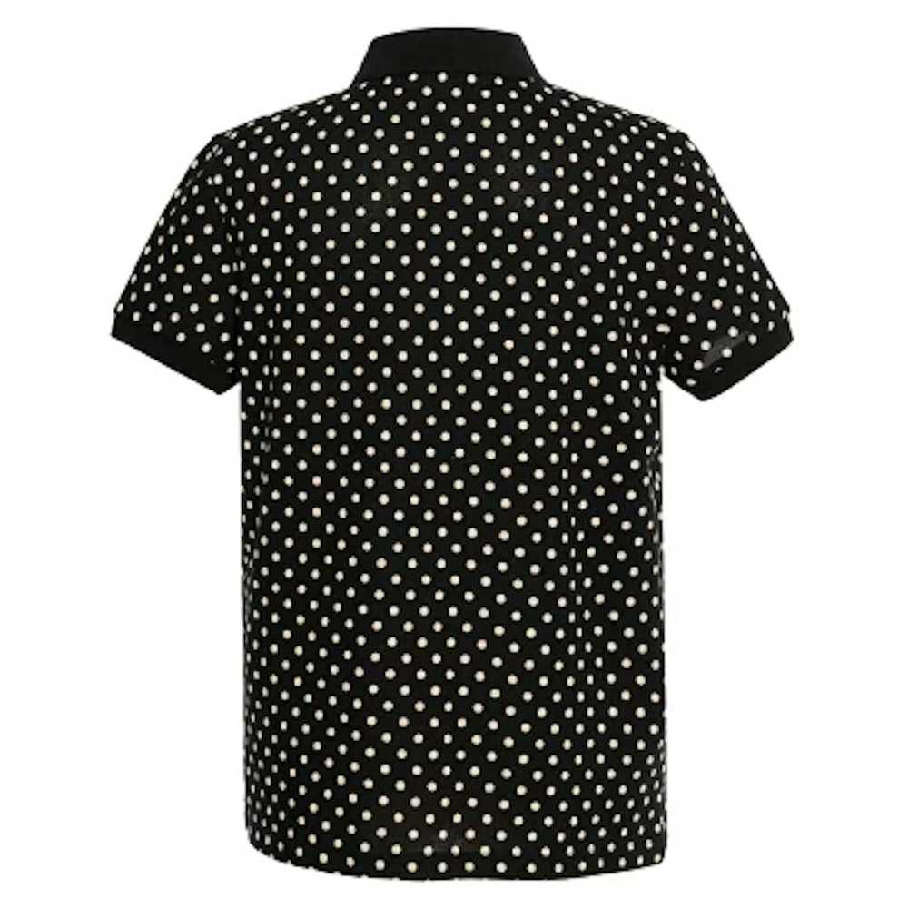 Celine CELIN unisex white dot polo T-shirt size L - image 2