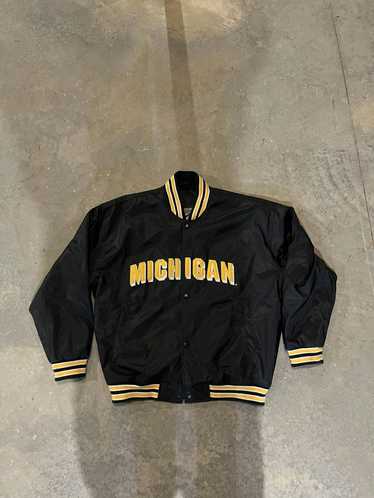 Vintage Vintage Michigan Vegan Leather Jacket