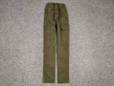 Vintage British Army Pants - Utility Workwear Trousers Green 80s