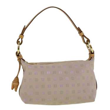 Bally BALLY Shoulder Bag Canvas Pink Auth ac2477 - image 1